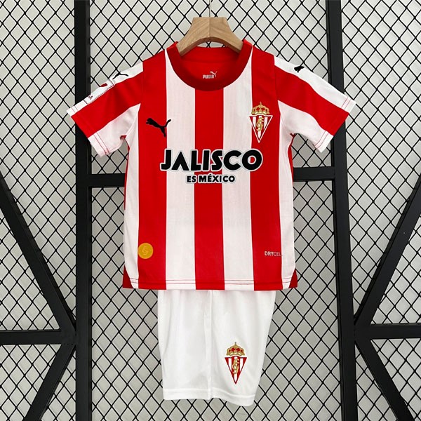 Maillot Sporting De Gijón Domicile Enfant 2023-24